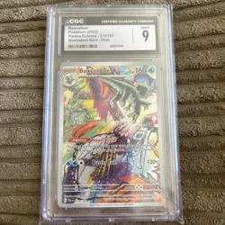 Pokemon Baxcalibur Holo Illustration Rare Card Paldea Evolved 210/193 CGC Mint 9 - Image 1