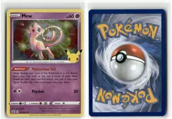 Mew 011 Celebrations Holo Pokemon Rare Near Mint - Image 3