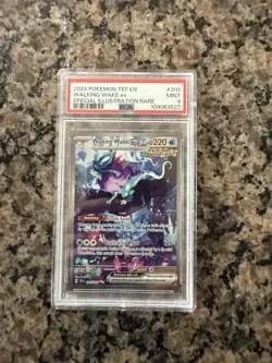 Pokemon Walking Wake ex 205/162 SV05 Temporal Forces Holo PSA - Image 1