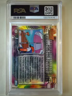 Ash and Company 1999 Topps Pokemon Movie Collectible Card #9 PSA 10 Low Pop - Image 3