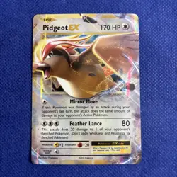 Pidgeot EX 64/108 XY: Evolutions Ultra Rare Holo Pokemon TCG NM 2016 - Image 1