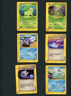 Pokemon Expedition Card Lot (6) Totodile Chikorita NM - Image 1