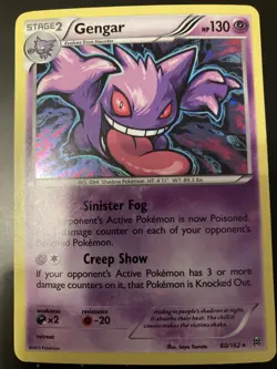 Gengar (Cosmos Holo) BREAKthrough 60/162 Pokemon Card LP - Image 1