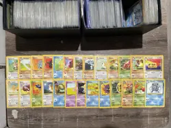 Huge Collection Bulk Lot of 688 Jungle/Team Rocket/ 1st ed Pokemon Cards Vintage - Image 2