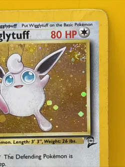 WIGGLYTUFF ( 19/130 ) 1999-2000 Wizards Pokemon Base Set 2 Holo Rare - Image 4