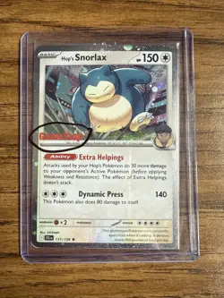 Sealed Pokemon Hop’s Snorlax GameStop Stamped Promo 117/159 - Image 1