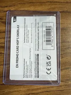 Sealed Pokemon Hop’s Snorlax GameStop Stamped Promo 117/159 - Image 2