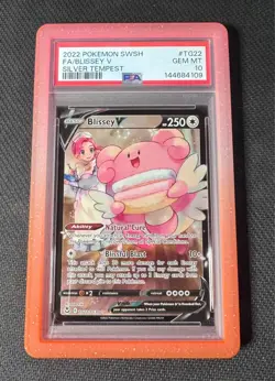 Pokemon Blissey V TG22 Silver Tempest PSA 10 GEM MINT - Image 1