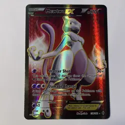 Pokemon Mewtwo EX 158/162 Breakthrough Ultra Rare Full Art Basic HP 170 Holo - Image 1