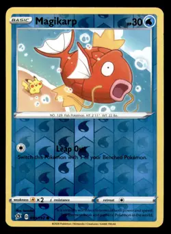 Magikarp 039/192 Common Rebel Clash Pokemon Reverse Holo Near Mint - Image 1