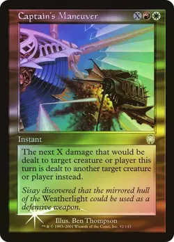 MTG - Captain's Maneuver - Foil - Apocalypse - Magic the Gathering - Image 1