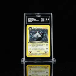 TAG 8.5 Dark Magneton Team Rocket 1st Edition 11/82 Holo Pokemon Card - Image 1