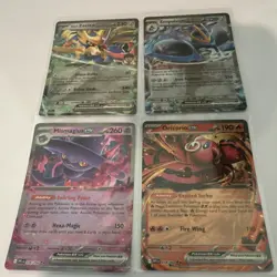 4 Card EX Lot Pokemon TCG Zacian, Empoleon, Oricorio Mismagius - Image 1