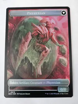 MTG - Incubator | Phyrexian FOIL Double Sided Token - Edge of Eternities - Image 2