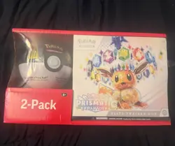 Pokemon TCG Prismatic Evolutions Elite Trainer Box ETB Pokeball Sams Club Bundle - Image 1
