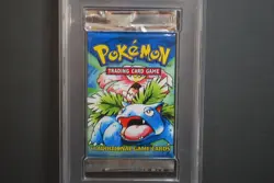 PSA Gem Mint 1999 WOTC Pokemon Base Set Foil Pack Venusaur Artwork WOTC - Image 2