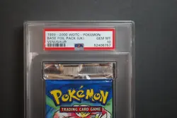 PSA Gem Mint 1999 WOTC Pokemon Base Set Foil Pack Venusaur Artwork WOTC - Image 3