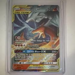Pokemon Reshiram & Charizard GX TAG TEAM 20/214 Unbroken Bonds Holo English 270… - Image 1