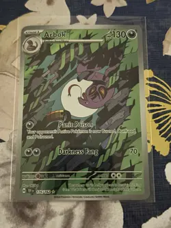 Pokemon - Arbok 176/162 - Temporal Forces - Illustration Rare Holo - Image 1