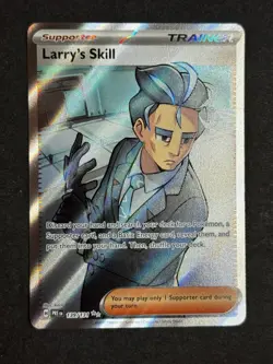 Larry's Skill 139/131 Prismatic Evolutions Full Art Trainer Pokemon TCG NM/MINT - Image 1
