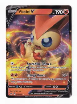 Victini V 025/202 - Sword & Shield - NM Ultra Rare - Pokemon TCG - Image 1