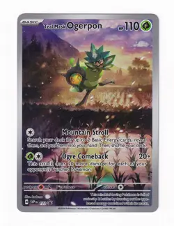 Teal Mask Ogerpon 123 - Scarlet & Violet Promo - LP Illustration Rare - Pokemon - Image 1