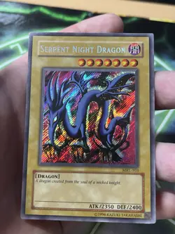Yu-Gi-Oh Serpent Night Dragon MRL-103 Secret Rare Old Print NA Faded Near Mint - Image 1