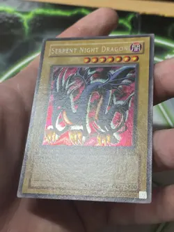 Yu-Gi-Oh Serpent Night Dragon MRL-103 Secret Rare Old Print NA Faded Near Mint - Image 3