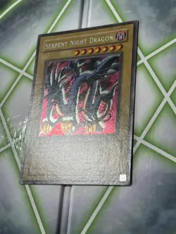 Yu-Gi-Oh Serpent Night Dragon MRL-103 Secret Rare Old Print NA Faded Near Mint - Image 4