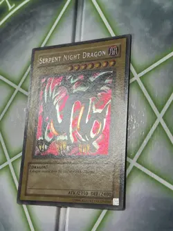 Yu-Gi-Oh Serpent Night Dragon MRL-103 Secret Rare Old Print NA Faded Near Mint - Image 5