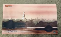 Karakas - Legends MTG Ultra Pro Playmat - Signed By Nicola Magic The Gathering - Image 1