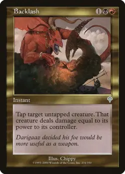Backlash 234 Uncommon Invasion Magic: The Gathering Near Mint - Image 1