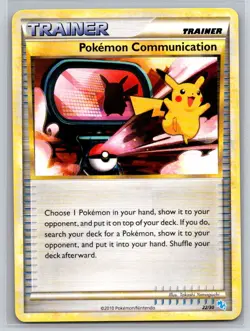 Pokemon Communication (#22) Common HGSS Trainer Kit: Gyarados & Raichu 22/30 MP - Image 1