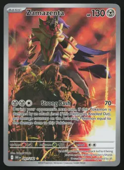 Zamazenta 201/182 Illustration Rare Destined Rivals Pokemon English NM - Image 1