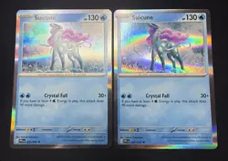 Suicune 026/094 x2 Holo Rare - Pokemon TCG: Phantasmal Flames - NM - Image 1