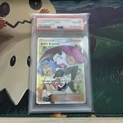 Pokemon TCG - Jessie and James Full Art 68/68 Hidden Fates - PSA 10 - Image 1