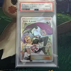 Pokemon TCG - Jessie and James Full Art 68/68 Hidden Fates - PSA 10 - Image 3
