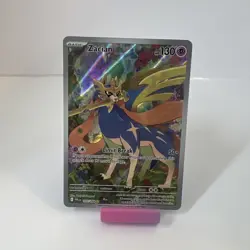 Zacian Pokemon Phantasmal Flames 100/094 Illustration Rare Near Mint - Image 1