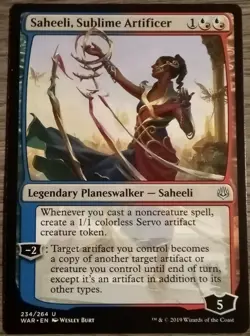 Saheeli, Sublime Artificer #234/264 MTG War of the Spark Uncommon Near Mint - Image 1