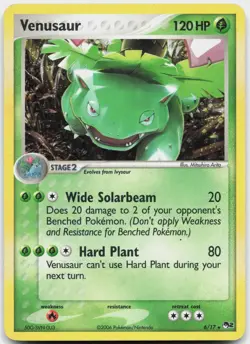 Venusaur 6/17 Rare POP Series 2 Pokemon Holo Moderately Played - Image 1