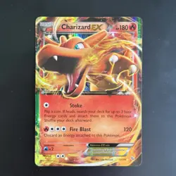 Charizard EX 11/106 Holo Rare EX Flashfire Pokemon MP- - Image 1
