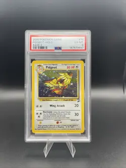 Pokemon TCG #14 Pidgeot - Holo PSA 6 14/130 Base II - Image 1
