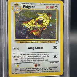 Pokemon TCG #14 Pidgeot - Holo PSA 6 14/130 Base II - Image 2