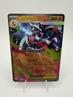 Mega Charizard X EX 029 Holo Black Star Promo Pokemon TCG - Image 1