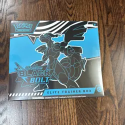 Pokemon Scarlet and Violet Black Bolt Elite Trainer Box ETB SEALED - Image 1