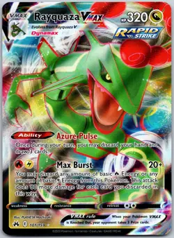 Rayquaza VMAX 101/159 Ultra Rare Crown Zenith NM - Image 1