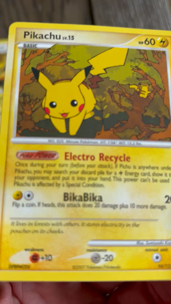 Pichu 93/123, Raichu 45/100 and (2) Pikachu 94/123 Pokemon Treasures 2007 - Image 2