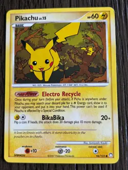 Pichu 93/123, Raichu 45/100 and (2) Pikachu 94/123 Pokemon Treasures 2007 - Image 5