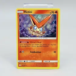 Victini Holo Rare 30/236 Sun & Moon Cosmic Eclipse 2019 Pokemon TCG LP+ - Image 1