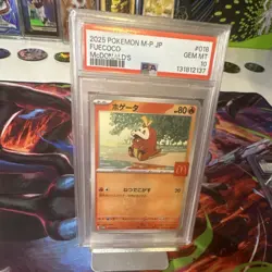 Pokemon TCG Fuecoco 018/M-P McDonald's Promo JP Holo PSA 10 (2025) - Image 1